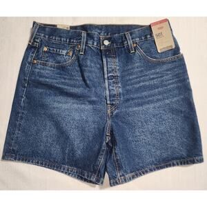 Levi's 501 shorts 34'' waists a high rise women's button-fly